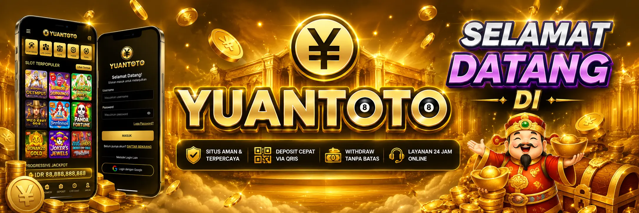 BONUS NEW MEMBER SLOT GACOR YUANTOTO